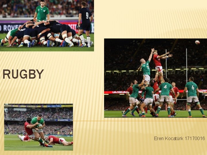 RUGBY Eren Kocatürk 17170016 