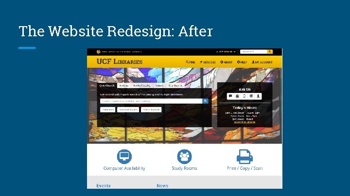 The Website Redesign: After 