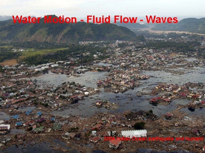 Water Motion - Fluid Flow - Waves 2004 Indian Ocean earthquake and tsunami 