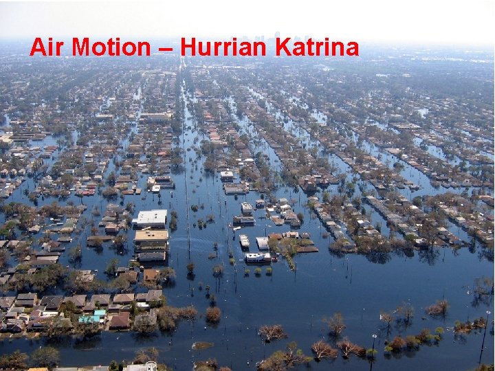 Air Motion – Hurrian Katrina 