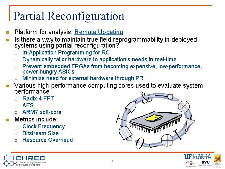 Evaluating Partial Reconfiguration for Embedded FPGA Applications Ross