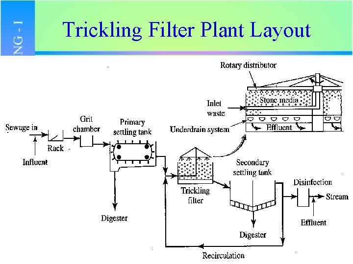 Trickling Filter Plant Layout 