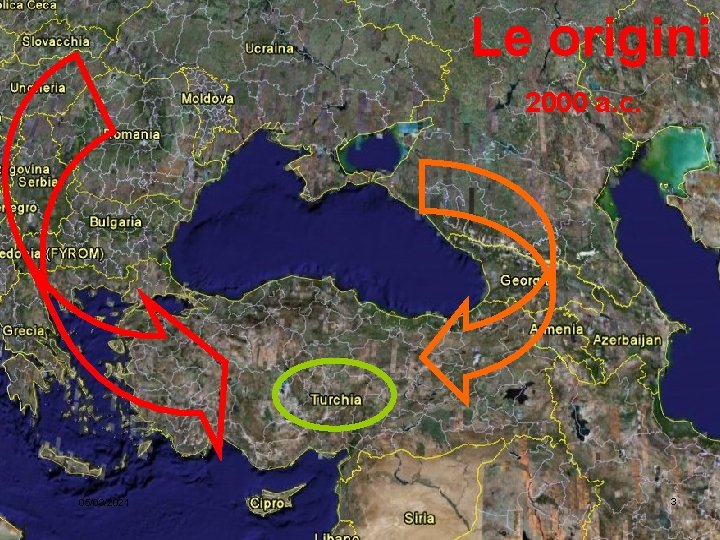 Le origini 2000 a. c. 05/03/2021 3 