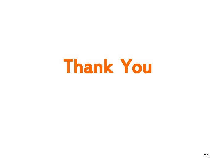 Thank You 26 Thank You 26