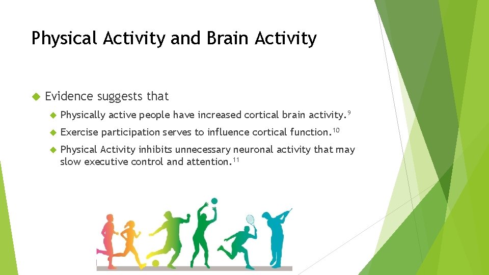 Physical Activity and Brain Activity Evidence suggests that Physically active people have increased cortical Physical Activity and Brain Activity Evidence suggests that Physically active people have increased cortical
