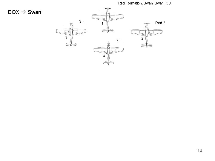 Red Formation, Swan, GO BOX Swan 3 Red 2 4 10 