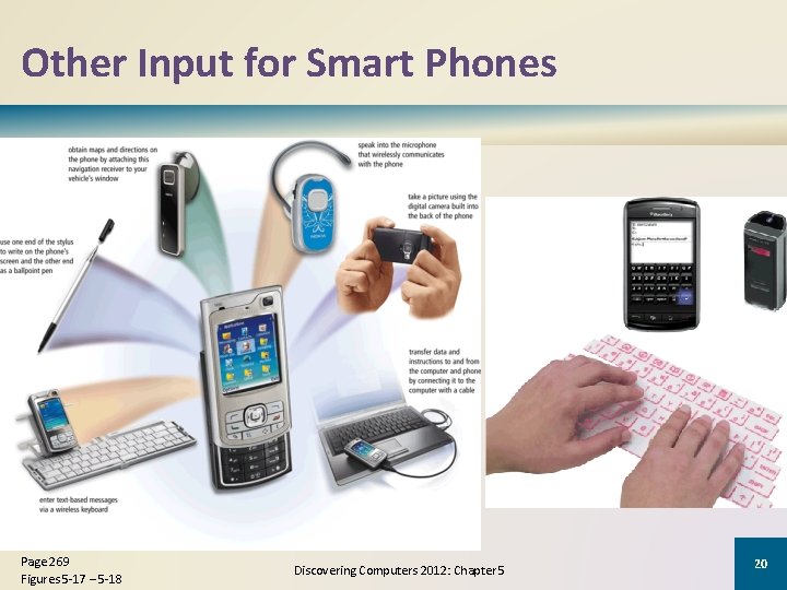 Other Input for Smart Phones Page 269 Figures 5 -17 – 5 -18 Discovering