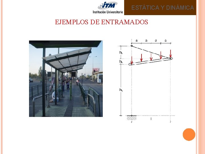 ESTÁTICA Y DINÁMICA EJEMPLOS DE ENTRAMADOS 