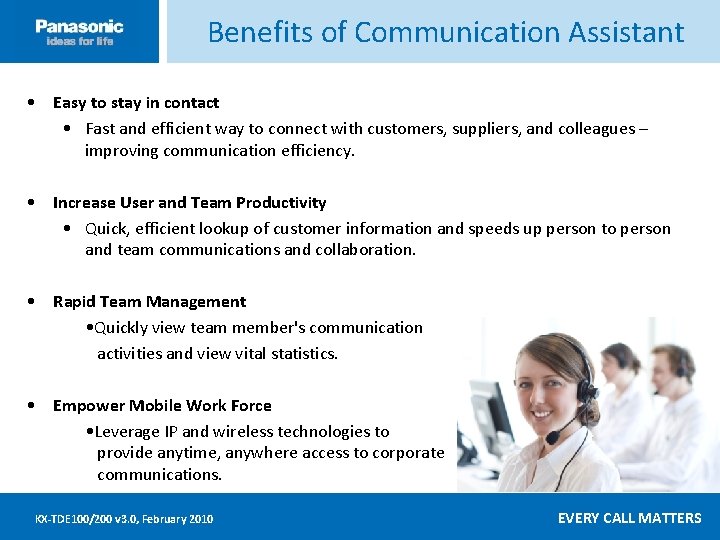 Benefits of Communication Assistant Click ____to __edit ____ Master _____text ____ styles ______ Second
