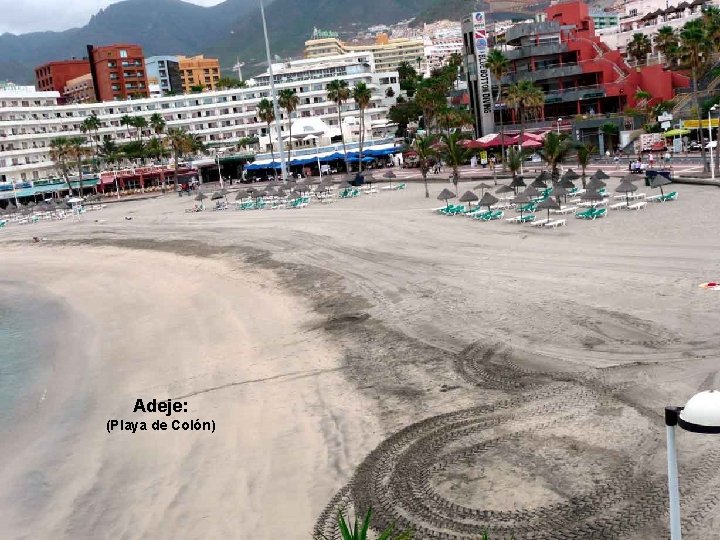 . . . Adeje: (Playa de Colón) 