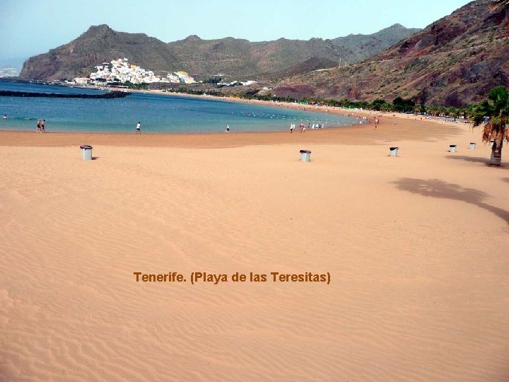 . . . Tenerife. (Playa de las Teresitas) 
