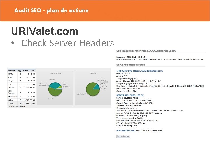 Audit SEO - plan de actiune URIValet. com • Check Server Headers 