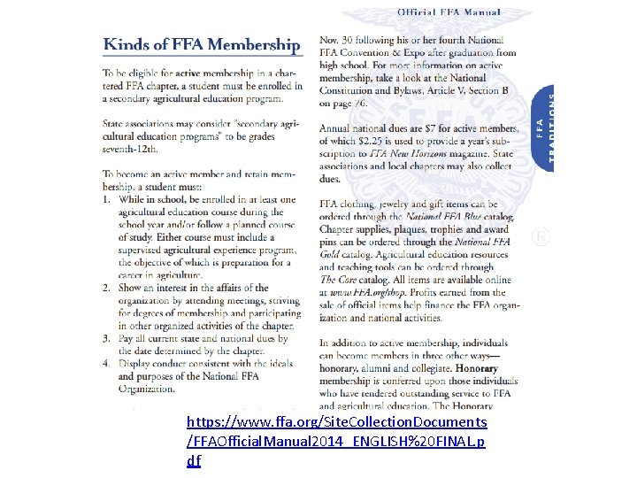 https: //www. ffa. org/Site. Collection. Documents /FFAOfficial. Manual 2014_ENGLISH%20 FINAL. p df https: //www. ffa. org/Site. Collection. Documents /FFAOfficial. Manual 2014_ENGLISH%20 FINAL. p df
