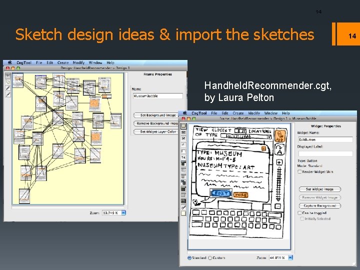 14 Sketch design ideas & import the sketches Handheld. Recommender. cgt, by Laura Pelton