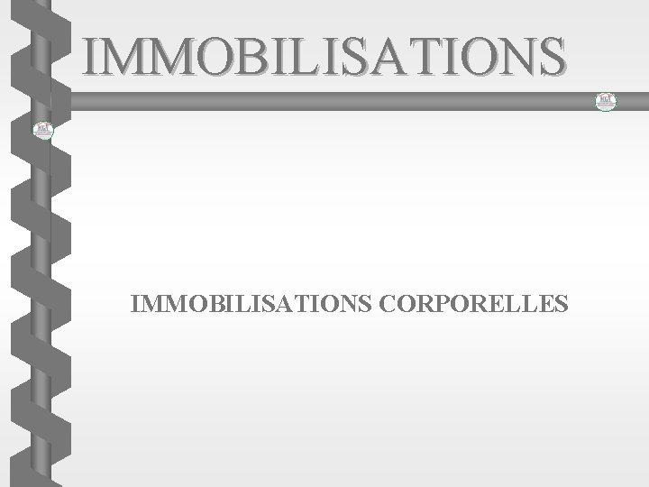 IMMOBILISATIONS CORPORELLES 