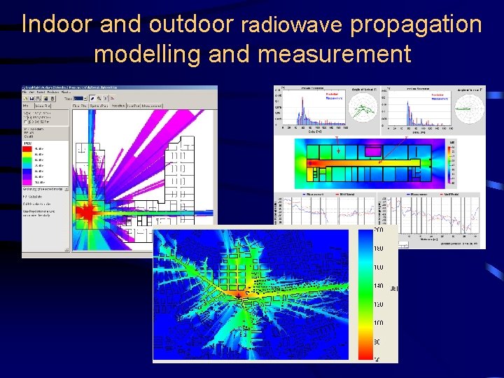 Indoor and outdoor radiowave propagation modelling and measurement Indoor and outdoor radiowave propagation modelling and measurement