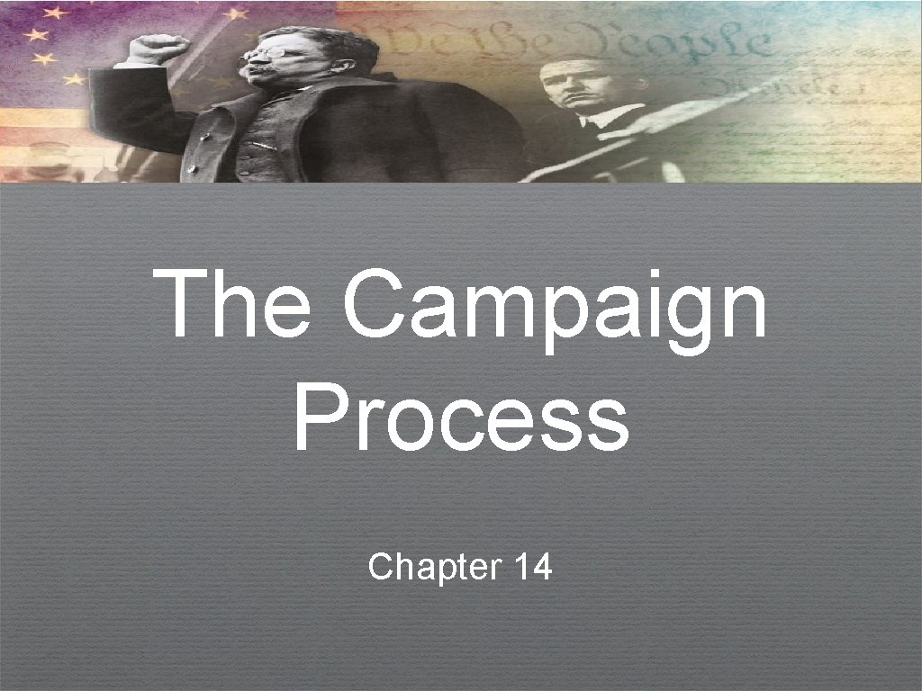 The Campaign Process Chapter 14 