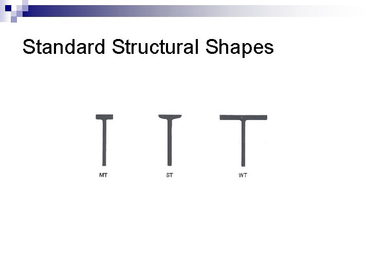 Standard Structural Shapes 