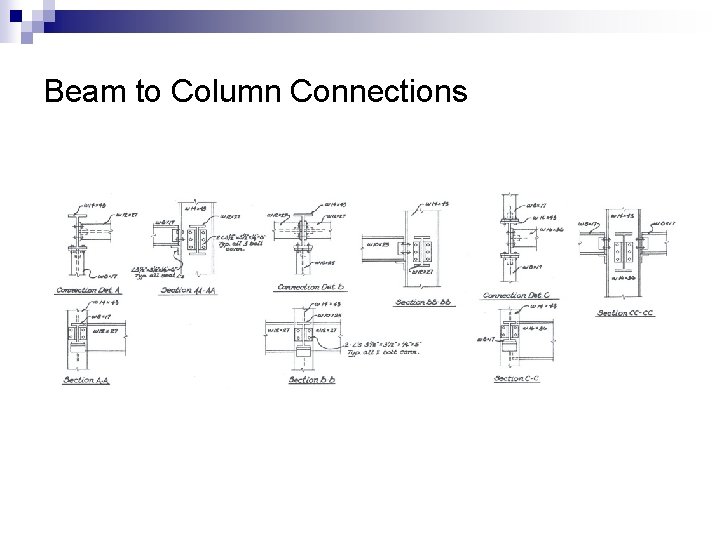 Beam to Column Connections 