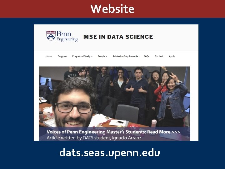 Website dats. seas. upenn. edu 