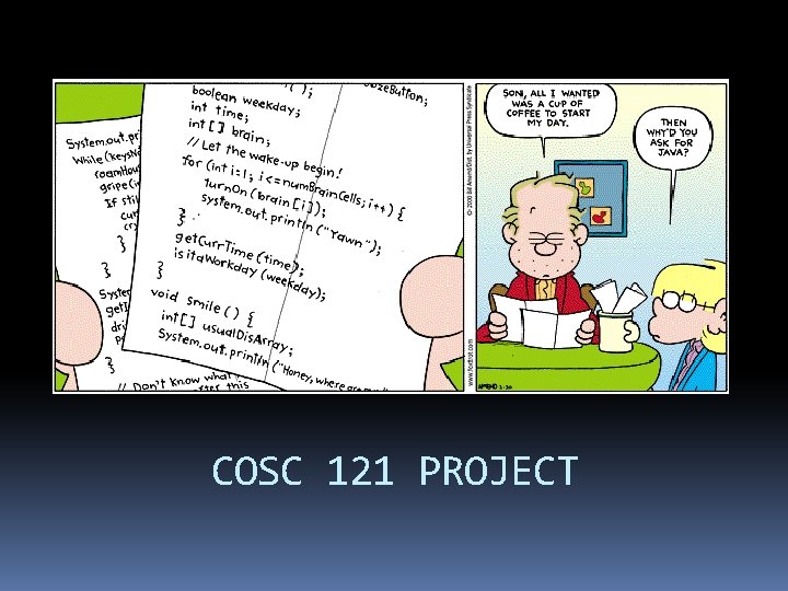 COSC 121 PROJECT 