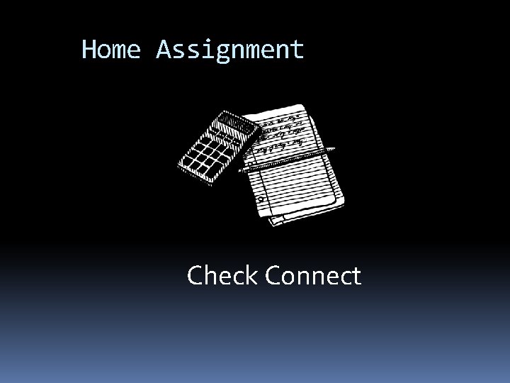 Home Assignment Check Connect 