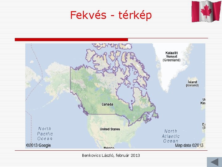 Fekvés - térkép Benkovics László, február 2013 