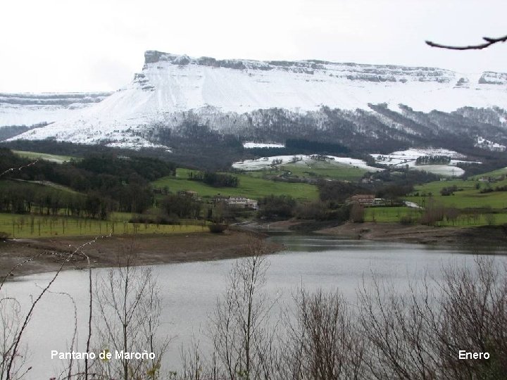 Pantano de Maroño Enero 