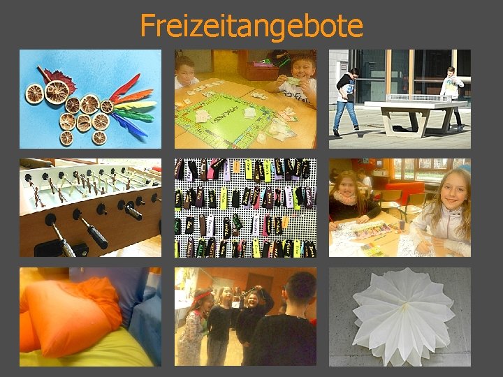 Freizeitangebote 