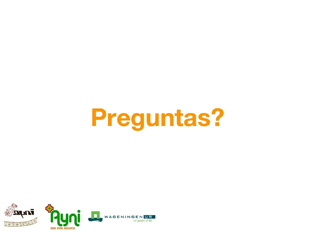 Preguntas? 