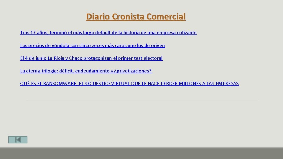 Diario Cronista Comercial Tras 17 años, terminó el más largo default de la historia