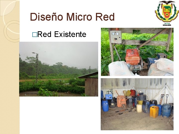 Diseño Micro Red �Red Existente 