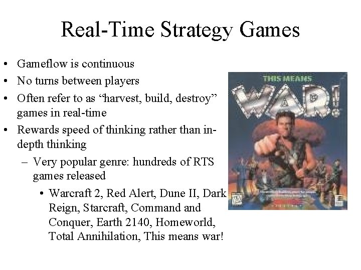 The First Rts Game A Brief History of RTS Games sources www