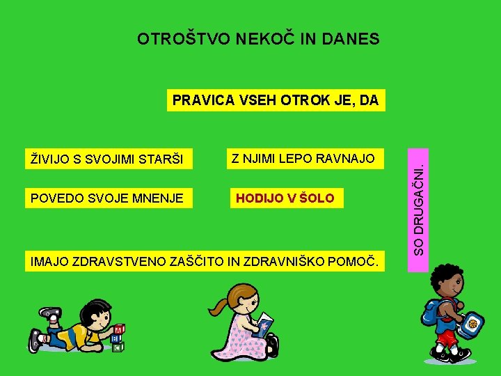 OTROŠTVO NEKOČ IN DANES ŽIVIJO S SVOJIMI STARŠI POVEDO SVOJE MNENJE Z NJIMI LEPO