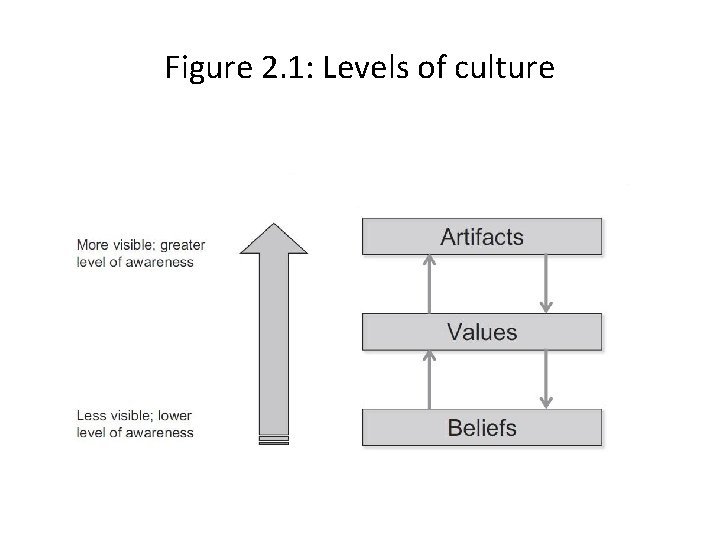 Figure 2. 1: Levels of culture 