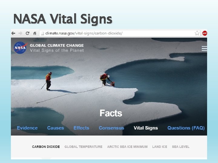 NASA Vital Signs 