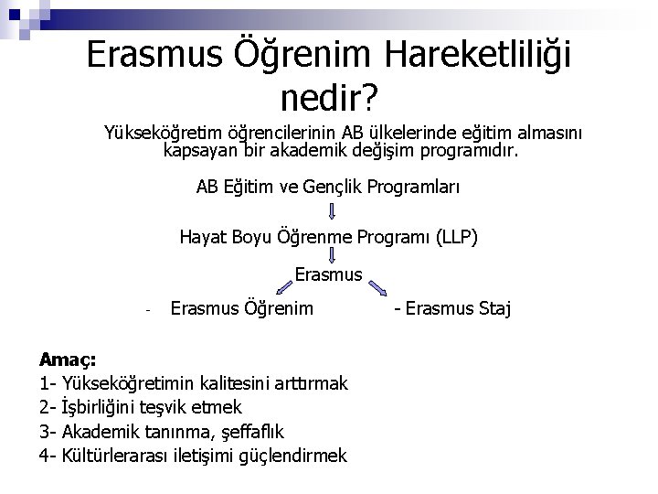 Erasmus Öğrenim Hareketliliği nedir? Yükseköğretim öğrencilerinin AB ülkelerinde eğitim almasını kapsayan bir akademik değişim