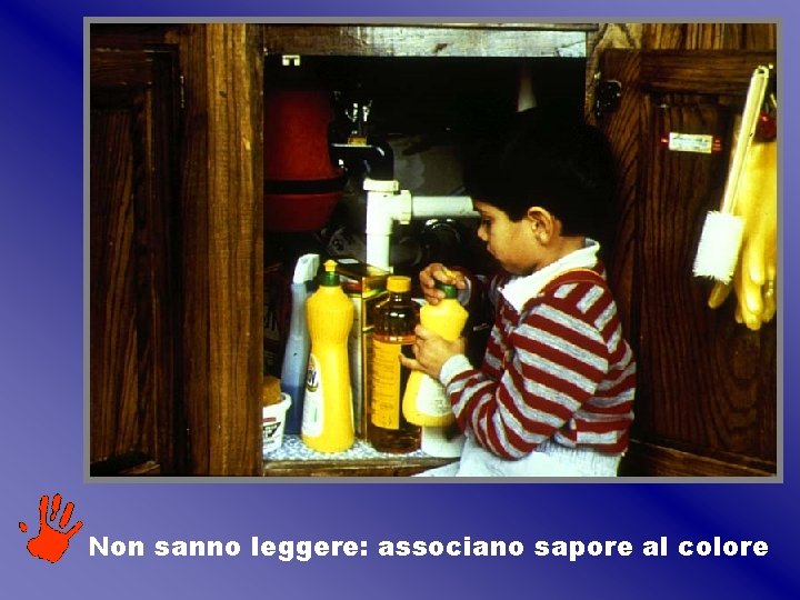Non sanno leggere: associano sapore al colore Non sanno leggere: associano sapore al colore