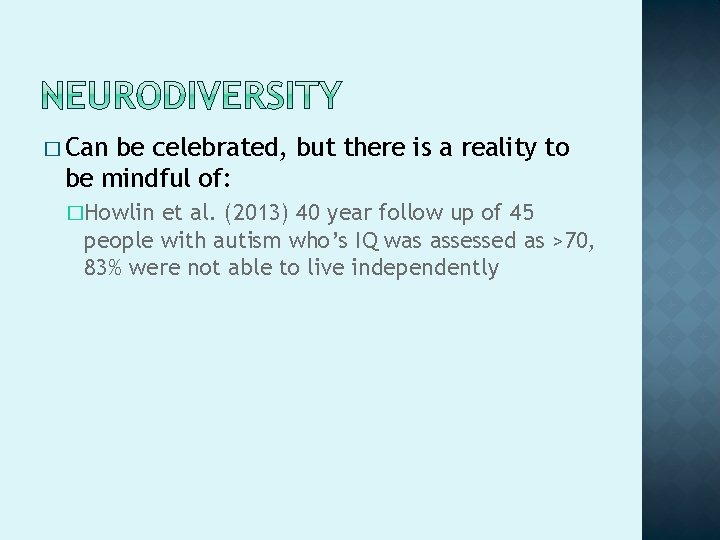 � Can be celebrated, but there is a reality to be mindful of: �Howlin � Can be celebrated, but there is a reality to be mindful of: �Howlin