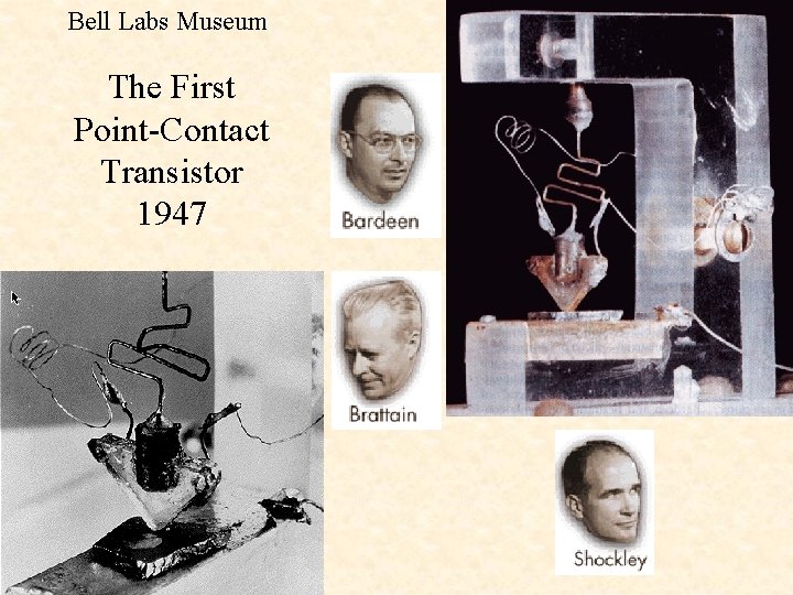 Bell Labs Museum The First Point-Contact Transistor 1947 