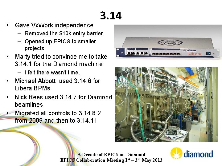  • Gave Vx. Work independence 3. 14 – Removed the $10 k entry