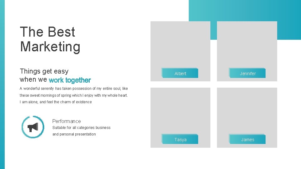 The Best Marketing Things get easy when we Albert Jennifer Tasya James A wonderful The Best Marketing Things get easy when we Albert Jennifer Tasya James A wonderful