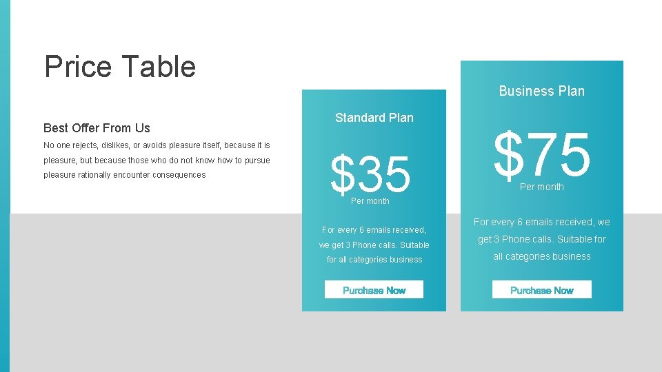 Price Table Best Offer From Us No one rejects, dislikes, or avoids pleasure itself, Price Table Best Offer From Us No one rejects, dislikes, or avoids pleasure itself,
