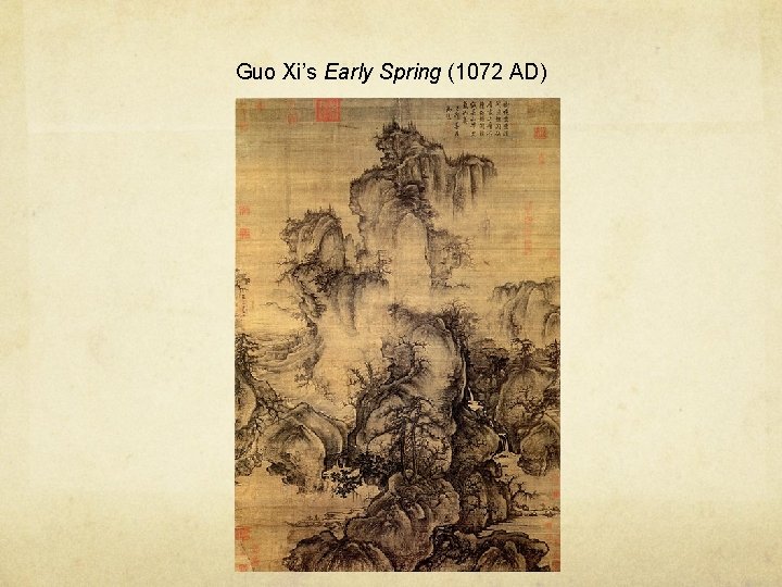 Guo Xi’s Early Spring (1072 AD) 