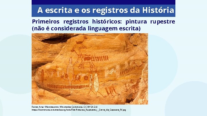 A escrita e os registros da Histria Primeiros