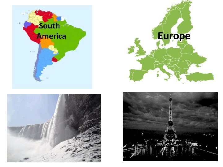 South America Europe 