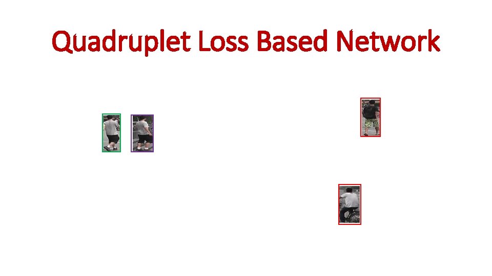 Quadruplet Loss Based Network 