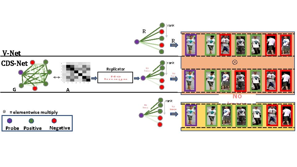 rank R R V-Net CDS-Net Replicator G ⊗ A = elementwise multiply Probe Positive