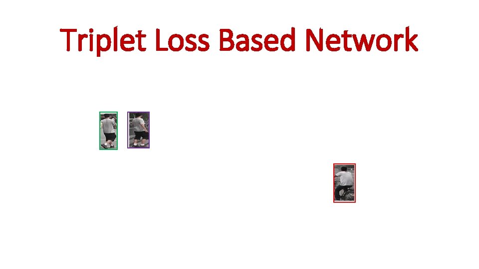 Triplet Loss Based Network 