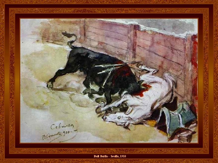 Bull Battle - Seville, 1910 